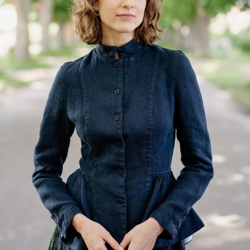 Son De Flor Peplum Jacket